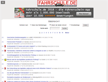 Tablet Screenshot of fahrschulforum.de